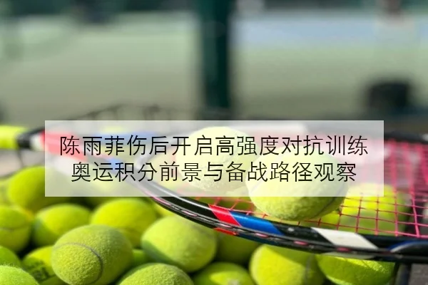 陈雨菲伤后开启高强度对抗训练 奥运积分前景与备战路径观察